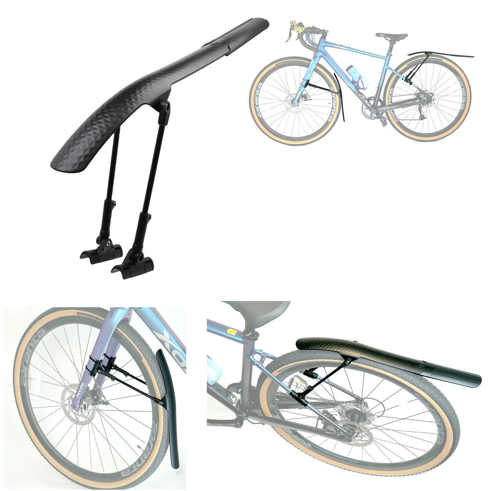 公路车挡雨板跨境新款自行车前后盒装挡泥板韧性安装快拆式可调节