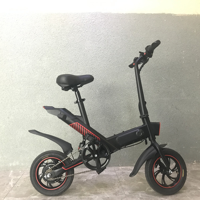 外贸新款y1迷你折叠电动自行车男女成人小型代步助力车亲子电瓶车