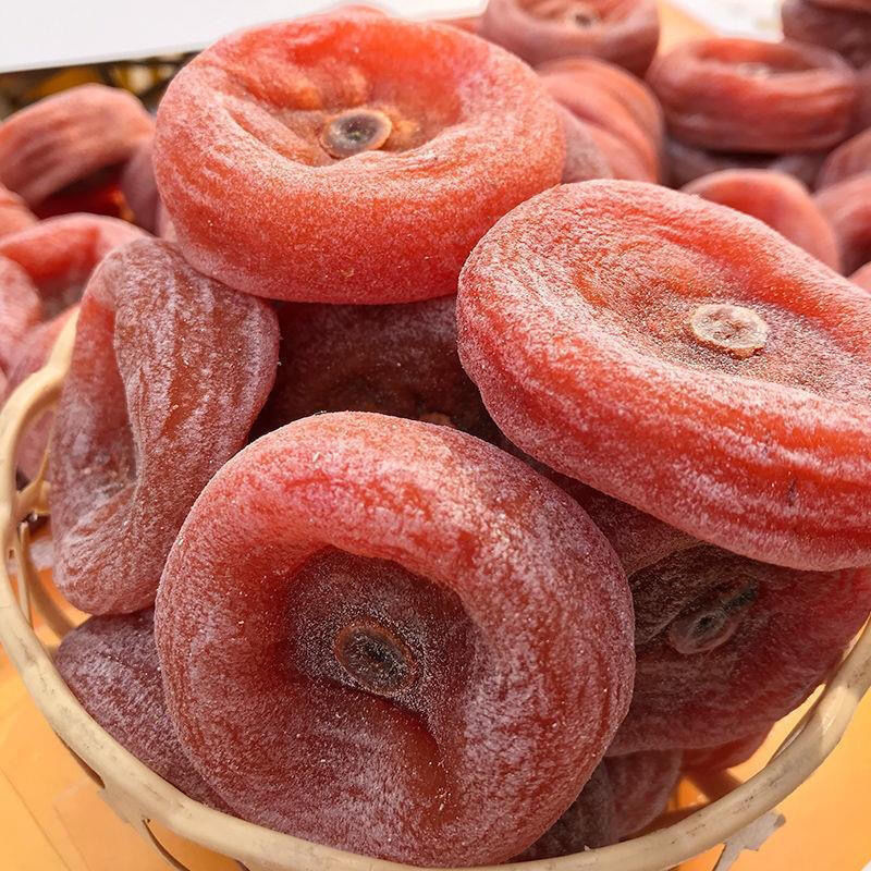 广西桂林恭城柿饼特产农家自制流心柿饼子降霜圆柿子干