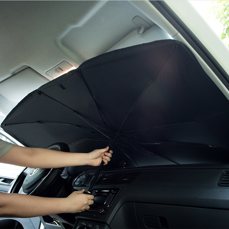 Wholesale Car Sunshade Folding Car Umbrella Sun Protection Car Heat Insulation Tinted Shade Umbrella Car Sun Umbrella