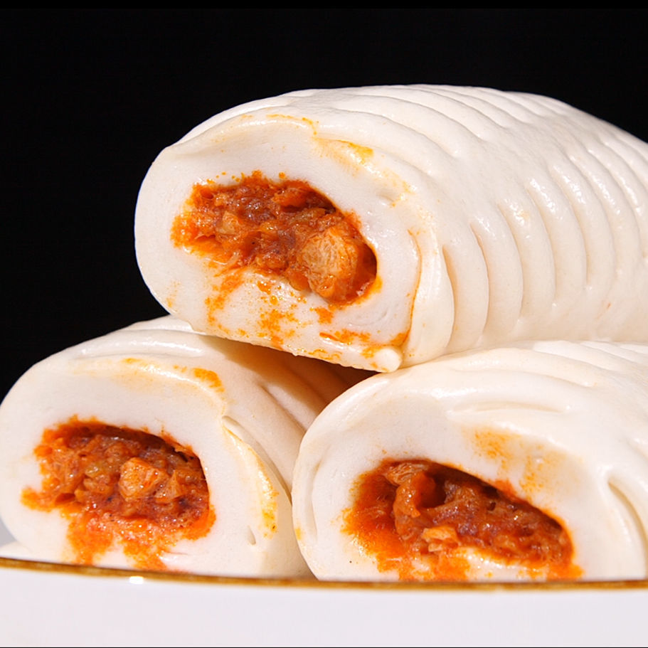 鸡肉奥尔良金丝卷鸡肉卷肉夹馍10个早餐加热速食花卷包子面点馅饼