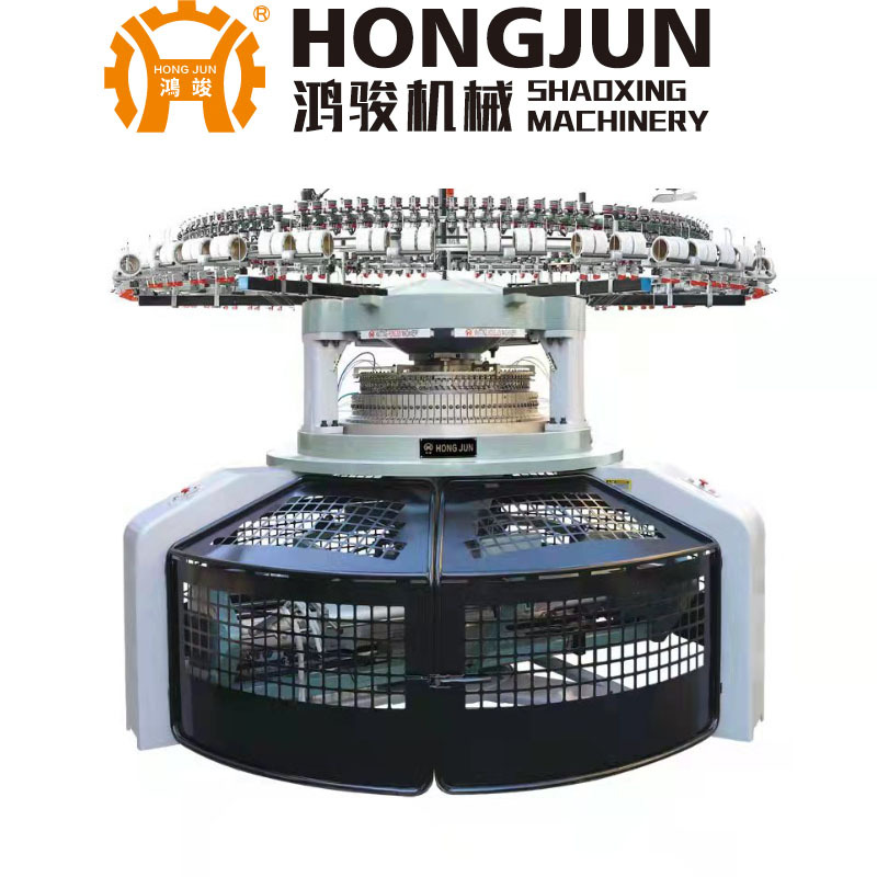 厂家供应大开幅双面针织大圆机, 生产空气层,罗马布,夹层布等