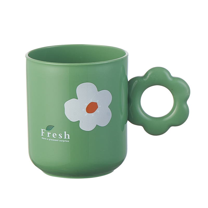 M57 Creative Mouthwash Cup Good-looking Mug Male and Female Students Cup Fresh Flowers Gargle Cup Wholesale