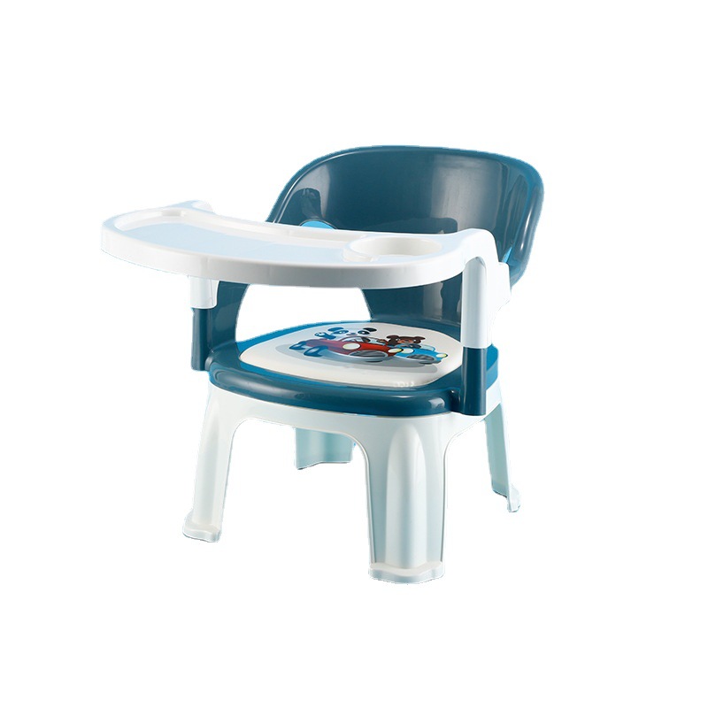 Children's Dining Chair Boys and Girls Plastic Stool Baby and Infant Dining Table Plate Backrest Chair Home Baby Chair