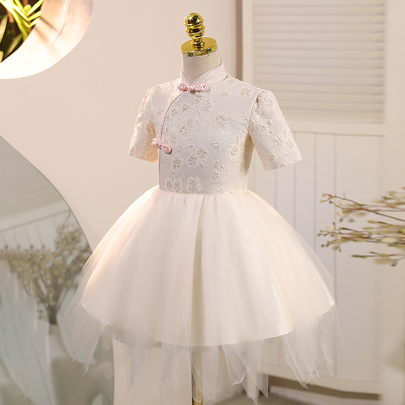 儿童演出服六一女孩公主裙蓬蓬裙幼儿园中小学生舞蹈大合唱表演服六一