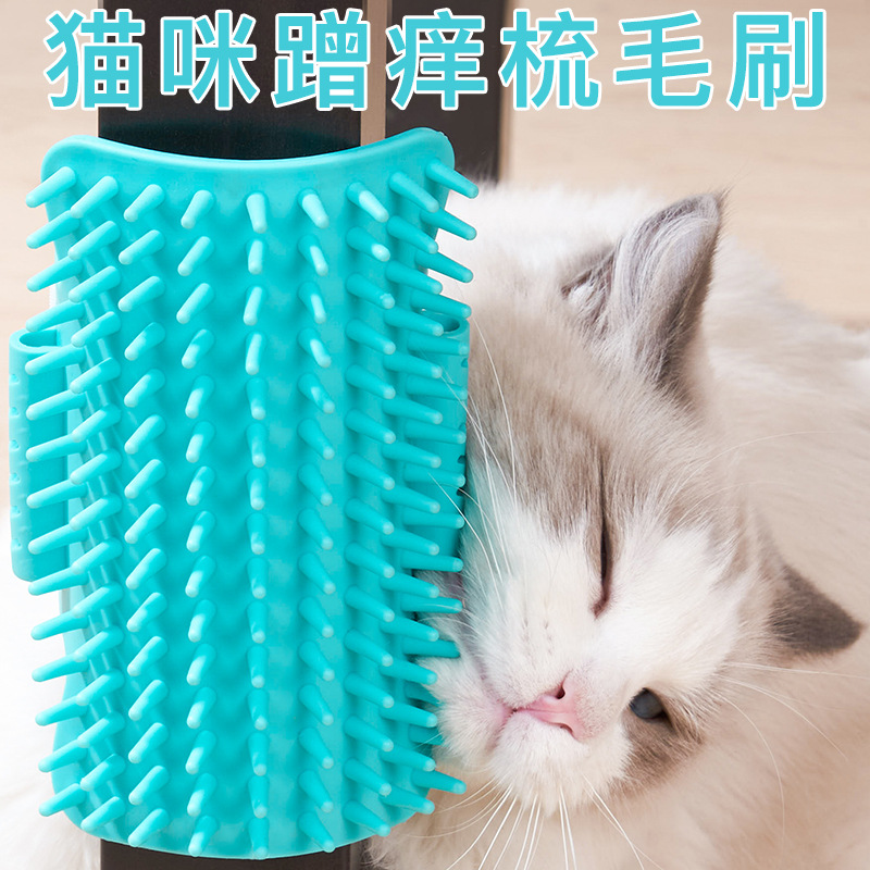 Pet Cat Corner Petting Post Massager Cat Scratching Scratching Scratching Scratching Scratching Itching Device Pet Cat Table Corner Petting Post