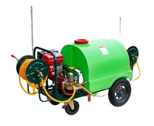 联龙170汽油机动力新款300升手推式打药车60型泵农用高压喷雾器