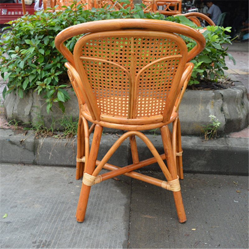 包邮藤椅扶手椅靠背椅餐椅茶楼椅休闲椅藤椅三件组合厂家直销