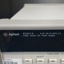 安捷伦Agilent E3631A 80W三路输出电源，6V、5A和±25V，1A
