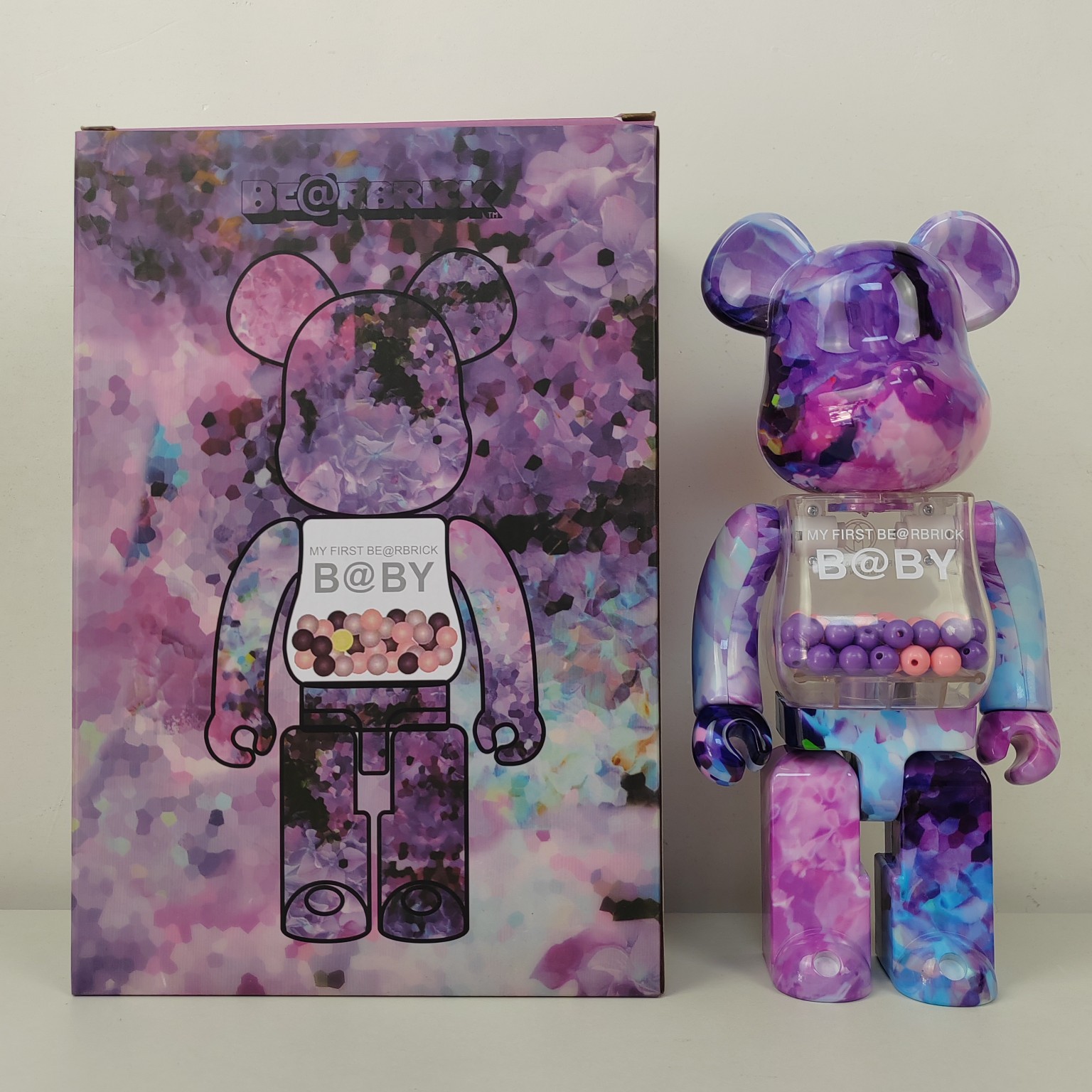 bearbrick 400(cm绣球千秋积木熊潮玩公仔玩偶暴力熊装饰摆件