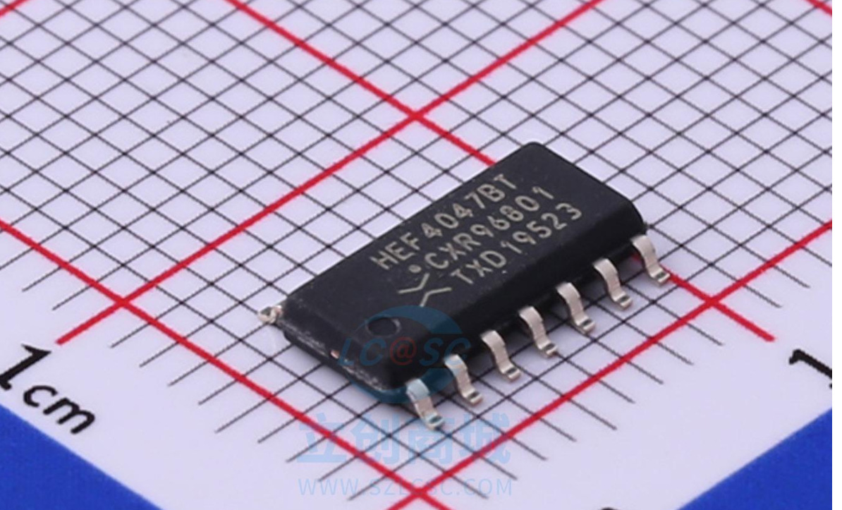 hef4047 hef4047bt 贴片sop14单稳态/非稳态 多谐振荡器 全新原装