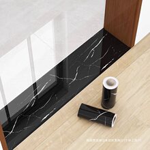 Imitation marble tile floor tiles to hide the ugly doorway跨