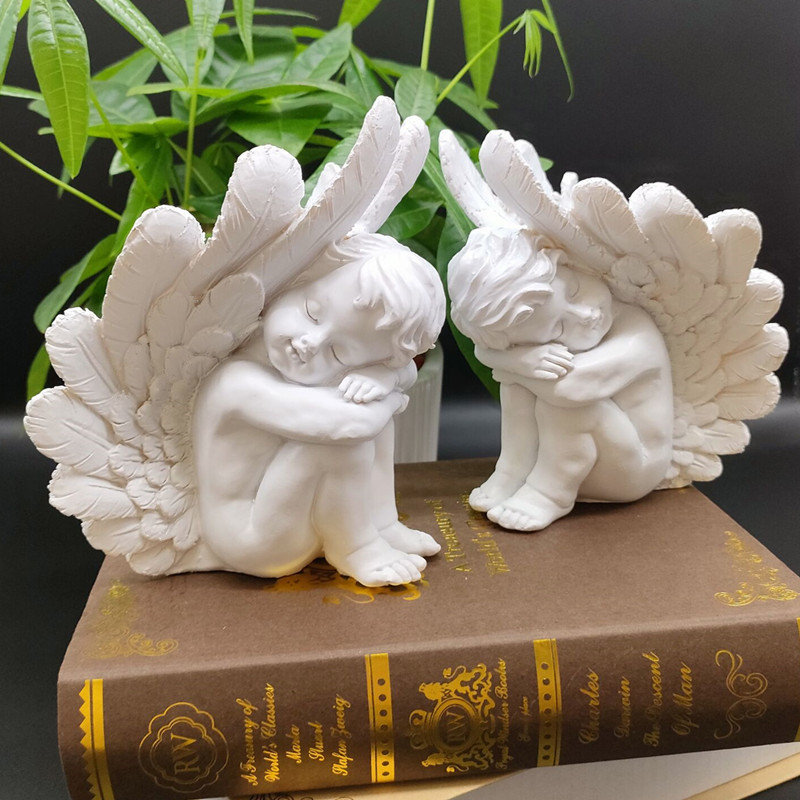 Angel Statue Decoration Angel Cupid Resin Crafts Home Porch Statue Indoor Decoration in Stock