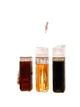 酱油醋油瓶玻璃调味瓶放香油的小瓶子家用防漏油壶厨房装油罐套装