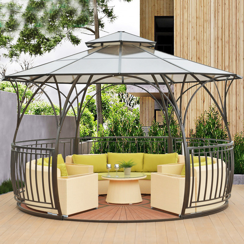 0成交8件户外凉亭遮阳棚雨棚别墅庭院花园帐篷镀锌顶棚亭子室外露台