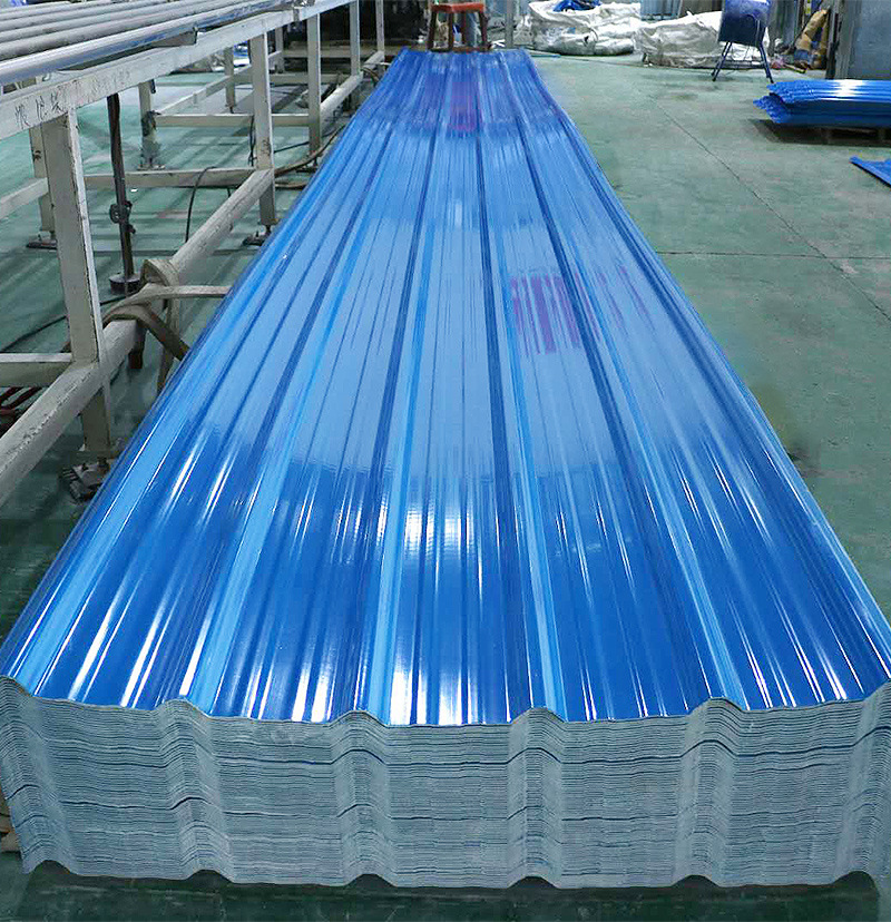 apvc复合塑料瓦 屋顶瓦 梯形工程瓦 屋面建材瓦片雨棚胶瓦 星瓦