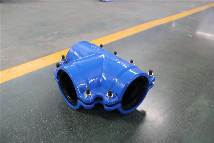 现货马鞍三通哈夫节球墨铸铁堵漏器三通变径堵漏器-阿里巴巴