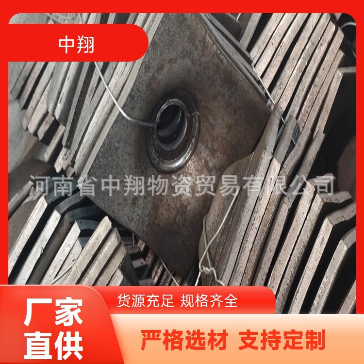 中翔供应矿用支护设备锚杆托盘 煤矿用蝶形垫板 中空注浆右旋锚杆
