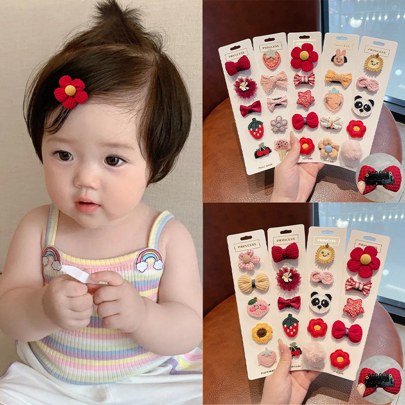 Cute Baby Fetal Hair Small Hairclip Baby Girl Does Not Hurt Hairpin Baby Hair Less Sweat Clip Children Headwear