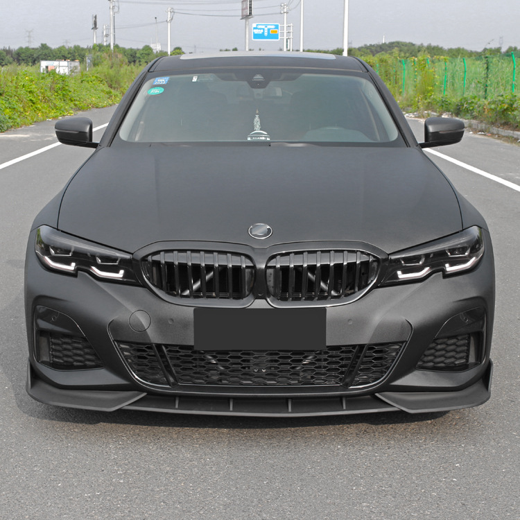 适用于20款宝马3系fd前唇g20g28改装前铲bmw保险杠尾翼定风翼包角