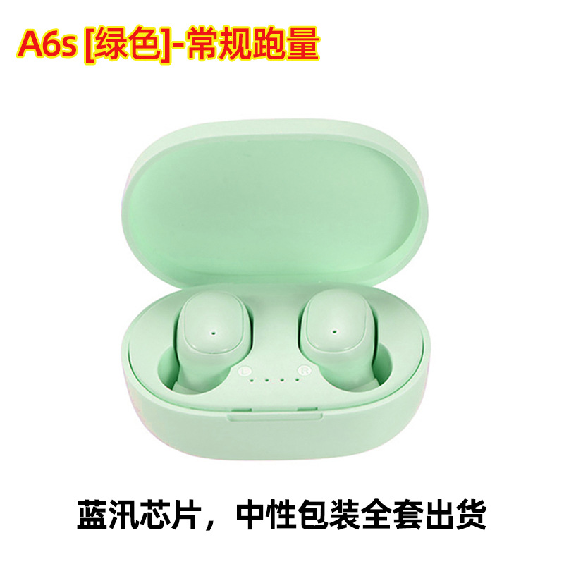 A6s Bluetooth Headset Cross-Border Foreign Trade New Bluetooth 5.0tws Headset Macaron Wireless Sports in-Ear E6s