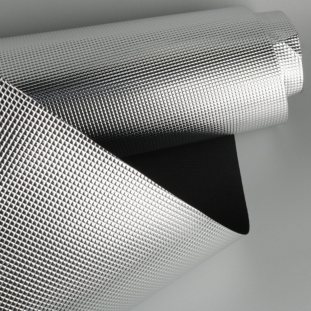 牛津布镀铝膜 隔热隔音防潮材料 植物帐篷铝箔 反光布摄影棚铝膜