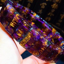 少有优品紫钛晶对对花手排钛晶呈板状对花抢眼好美紫钛