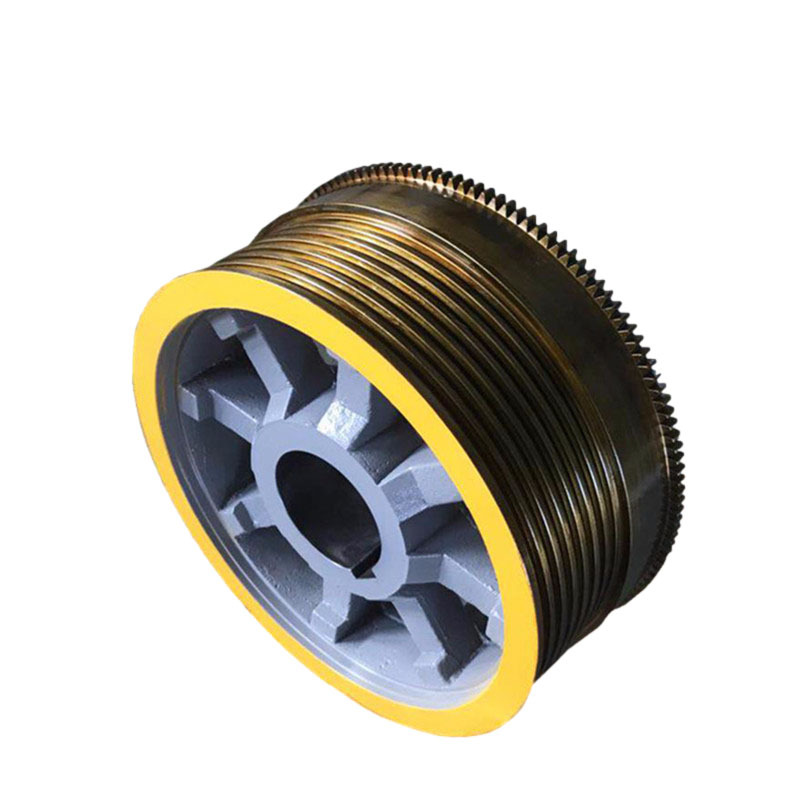 wyj250曳引轮华升富士达曳引轮400/410*6*8/10电梯曳引轮