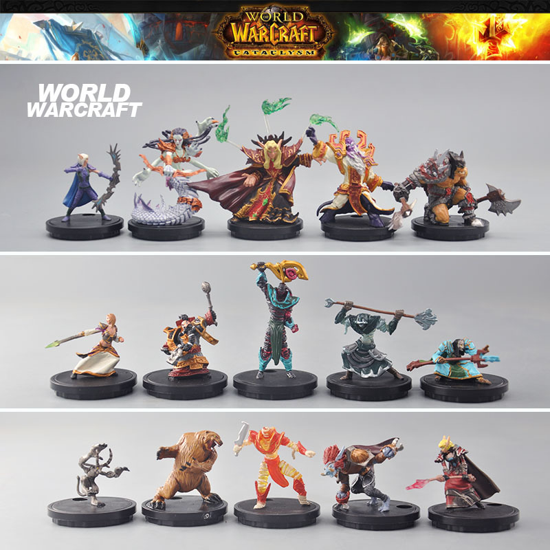 正版散货 wow-魔兽战棋牧师法师桌游模型摆件全新拆盒第3弹