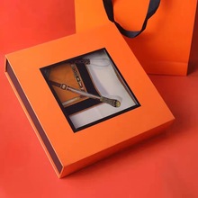 开窗包装盒磁吸盒高级感礼物盒子空盒丝巾礼品盒方形礼盒睡衣围巾