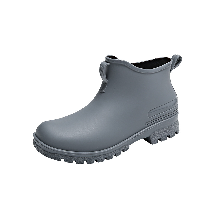 2023 Cross-Border Fashion Outerwear Rain Shoes Men's Short Summer Outdoor Non-Slip Couple Student Low-Top Rain Boots