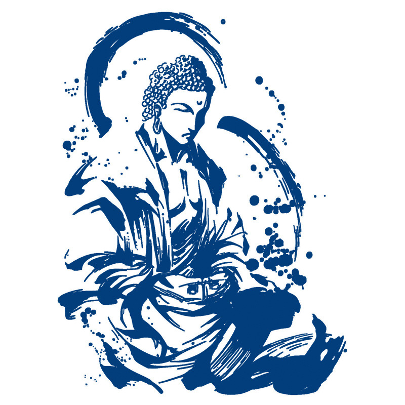 草本纹身贴霸气男士纹身贴如来佛祖来花臂防水持久仿真刺青手臂