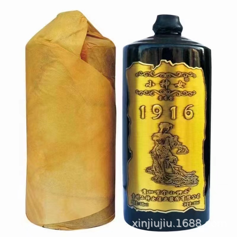 白酒批发贵州小神女酒1916酒53度纯粮酿造大曲坤沙酱香酒一件代发