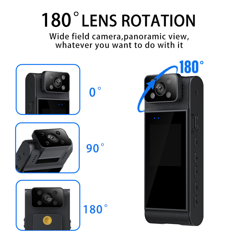 运动摄影机L10迷你执法记录仪高清夜视会议录音笔新款私模摄像头