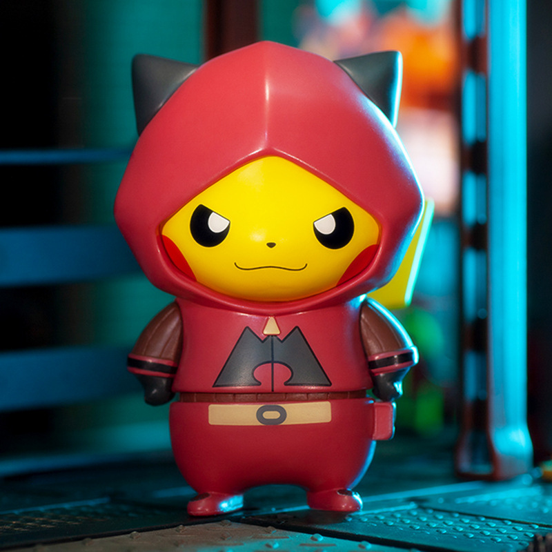 现货宝可梦联名盲盒女孩官方正品动漫周边潮玩精灵皮卡丘手办摆件