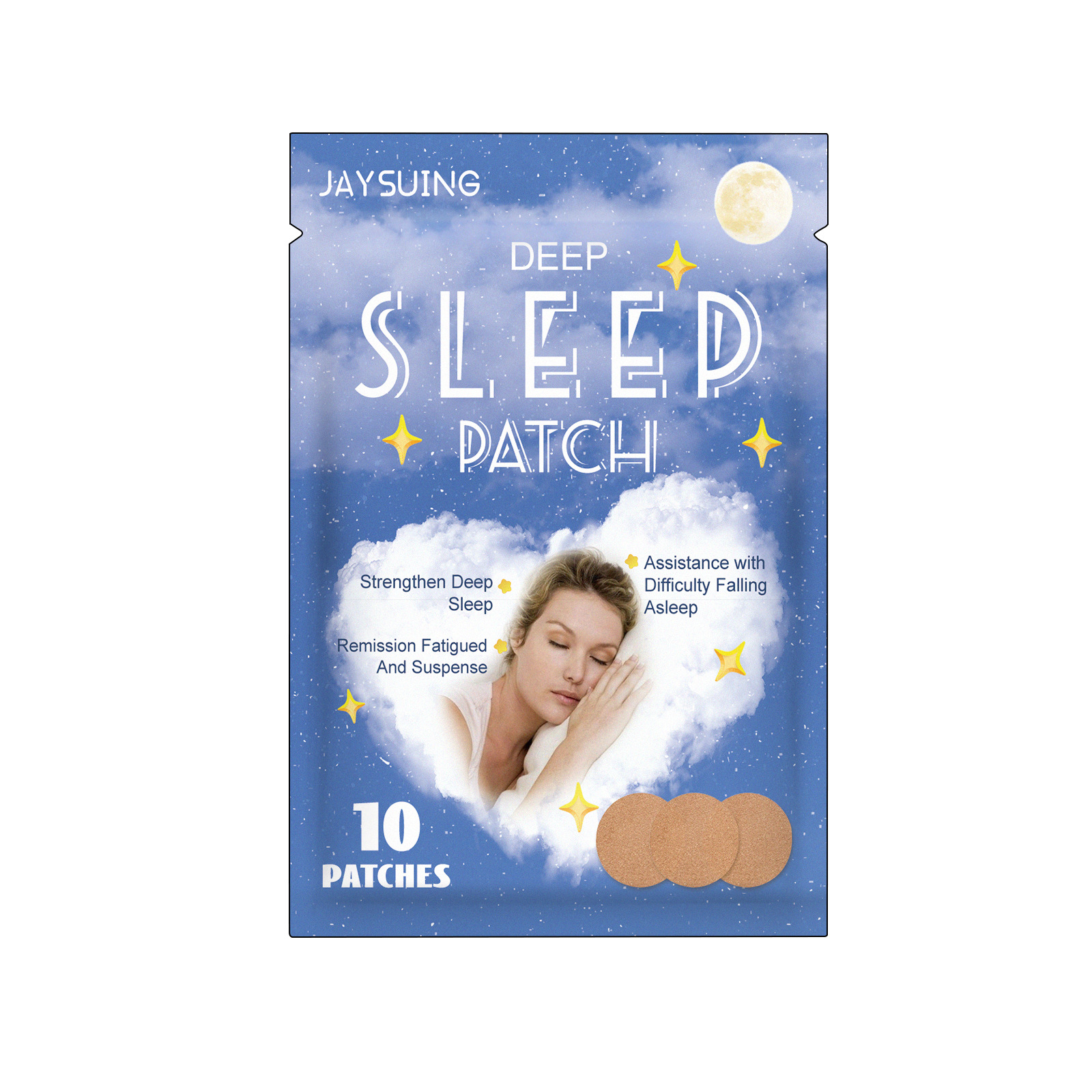 Jaysuing Sleep Stickers Relax Body and Mind Sleep at Ease Nursing Sleep Auxiliary Sticker
