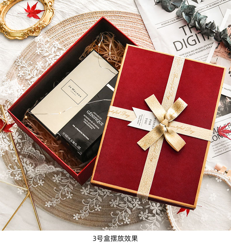 随手伴手礼女伴娘礼盒实用轻奢ins高端礼盒网红欧式结婚空盒