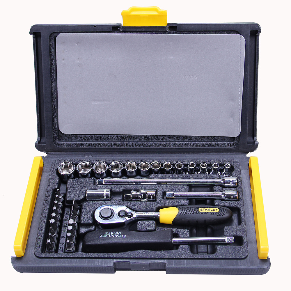 史丹利套筒扳手套装全套汽修小快速扳手专业修车汽保工具组合大全