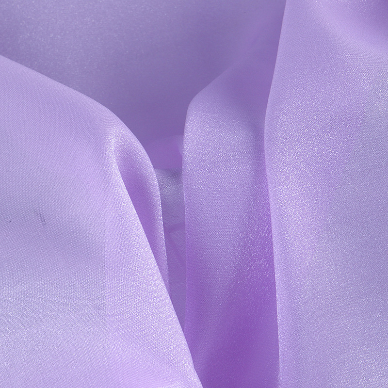 34G Yangzhou Yarn Organza Polyester Fabrics Spring, Summer, Autumn Women's and Children's Clothing Ancient Chinese Clothing Dress Plain Fabric Wholesale
