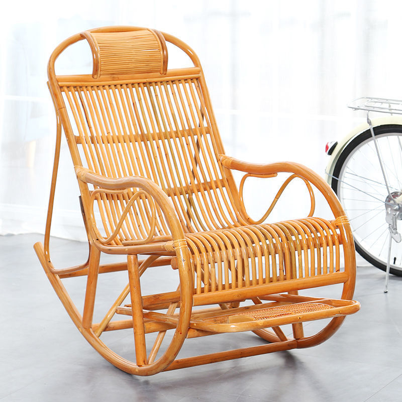 藤条摇椅藤制