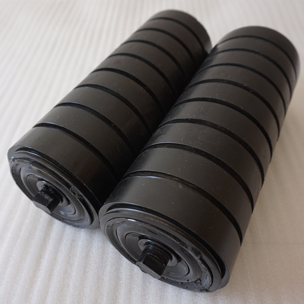厂家直销高耐磨缓冲托辊胶圈托辊防震托辊