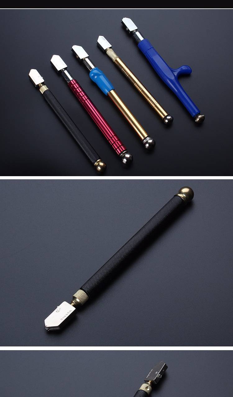 玻璃刀金刚石划厚玻璃切割器滚轮式自动推刀包邮瓷砖刀切割地板砖