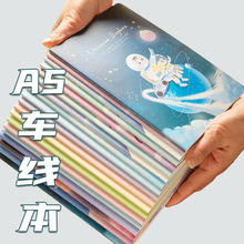 卡通a5本子笔记本横线软面抄车线本小学生奖品2-5年级加厚作业本