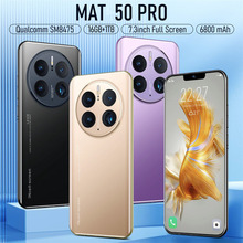2023外贸跨境新品Mat 50 Pro 国产手机7.3英寸大屏 1+8（一体机）