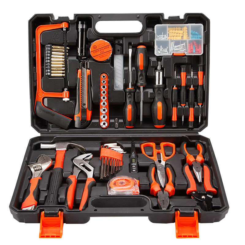 Hardware Kits Combination Set Household Manual Woodworking Toolbox Electric Tools Gift Repair Wholesale