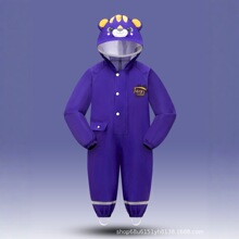 儿童连体雨衣 男童全身一体防水 宝宝幼儿小学生防雨 春亚纺雨裤