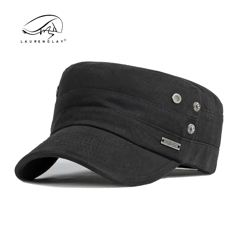 2023 New Personal Korean Style Flat-Top Cap Men's Spring and Summer Thin British Retro Casual Sun-Proof Peaked Cap for Women