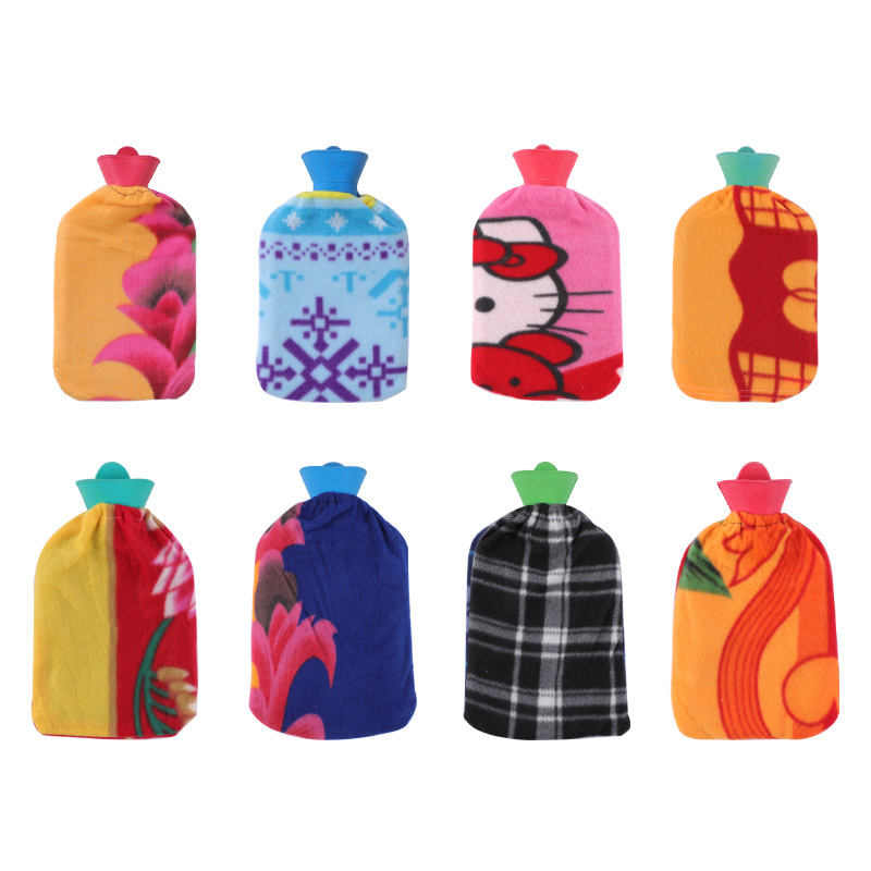 New Hot-Water Bag Water Injection Explosion-Proof Rubber Hot Water Bag Student Warm Feet Warm Belly Hand Warmer Wholesale