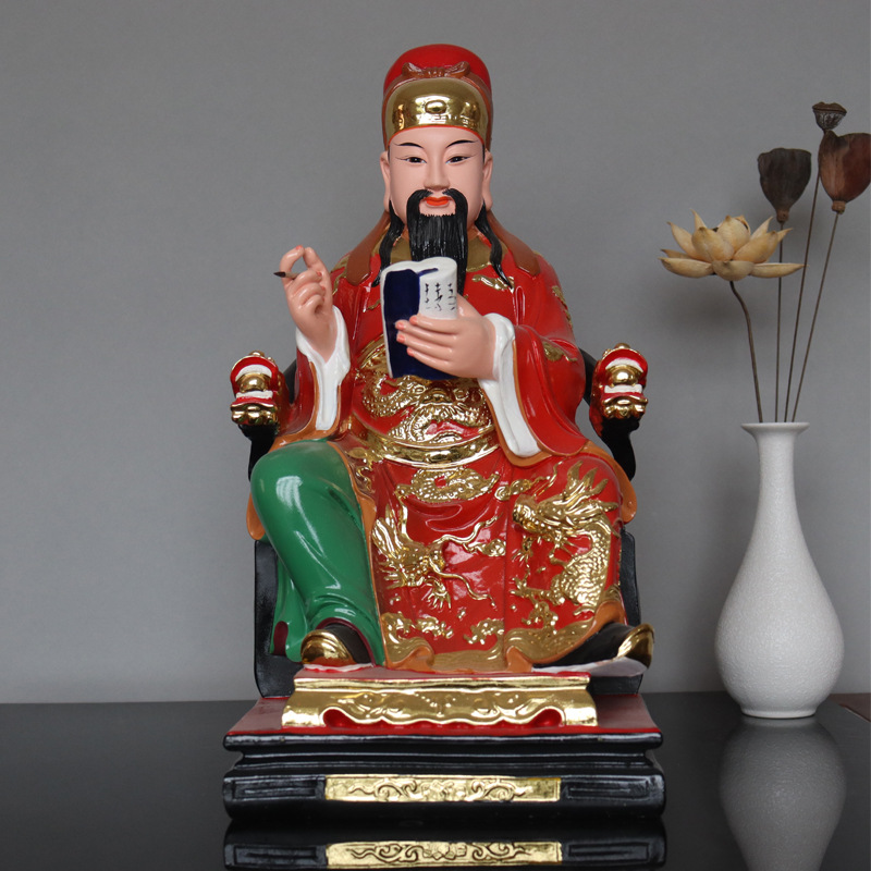 文昌帝君树脂佛像摆件家居饰品文曲星君助学习旺学运家用供奉神像