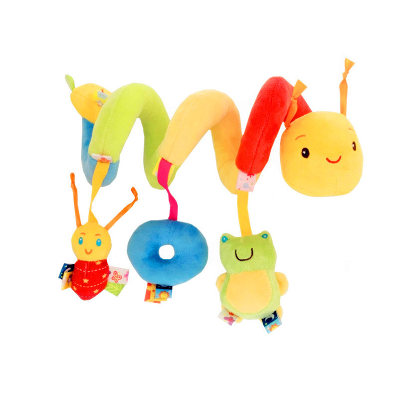 Caterpillar Bed Winding Label Toy Spot Lathe Hanging Comforter Toys Baby Comfort Toy Label Bed Winding